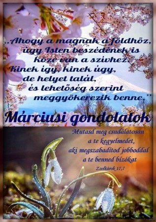 2017 - március hónap gondolatai